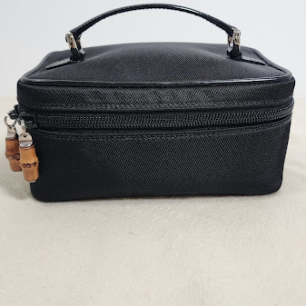Gucci Bamboo small vanity. Black. Super cute. - Picture 5 of 16